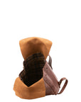 Zaino unisex in vera pelle 100% cotone 4590-MARRONE Alessia Firenze