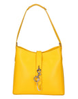 Imma Borsa a spalla da donna 100% pelle 05917-B04 GIALLO Chiara Ferretti