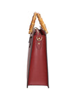 Lorenza Borsa a mano da donna Vera pelle 06524-P612 VINO Chiara Ferretti