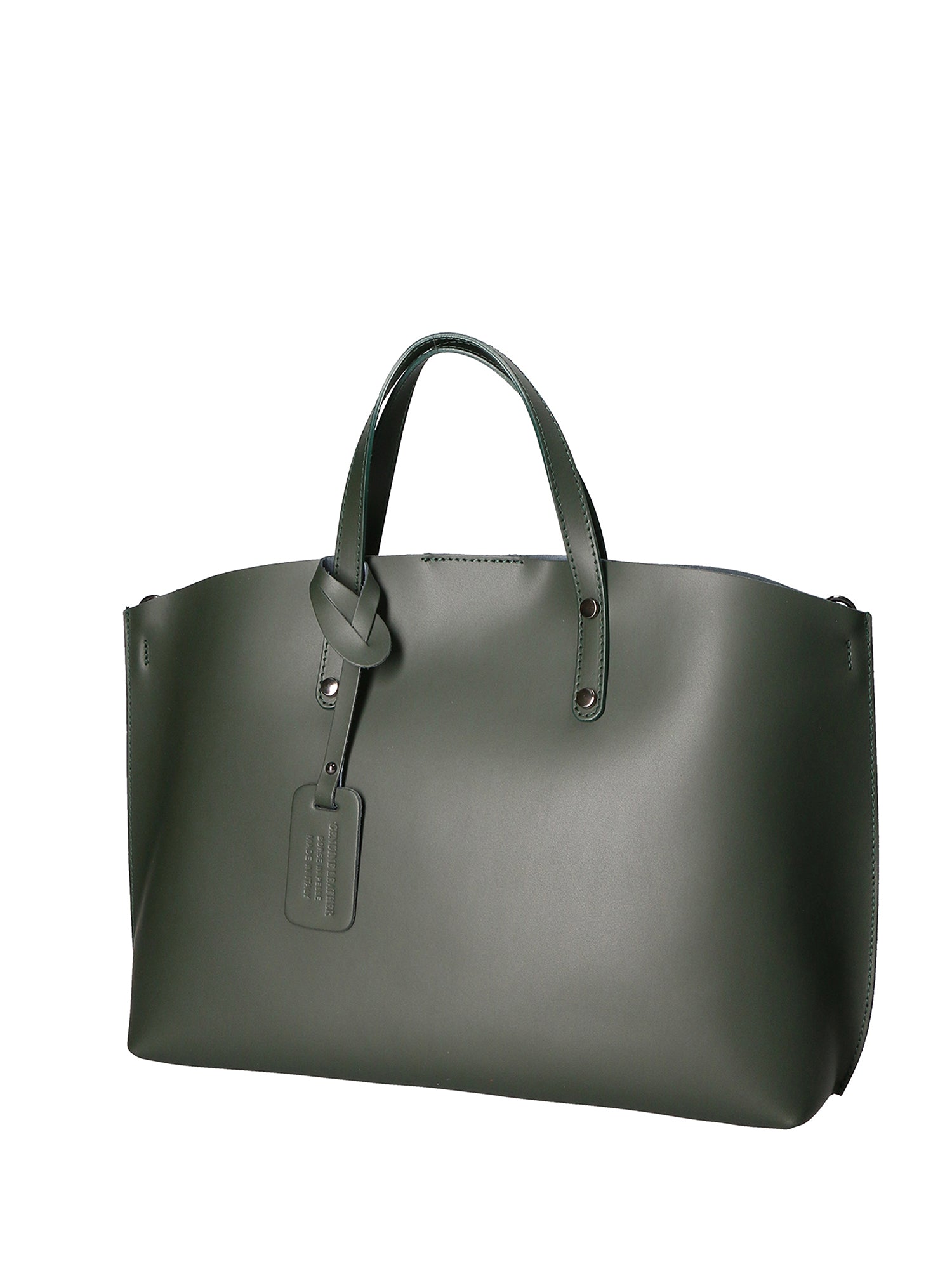Lumena Borsa a mano da donna Vera pelle 2094-L135 VERDE BOTTIGLIA Chiara Ferretti