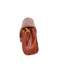 Faye Damen-Schultertasche aus echtem Leder, hergestellt in Italien, 18 x 13 x 5 cm