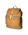 Mavi’ ZG3013-CUOIO COGNAC Zaino unisex in canvas e vera pelle Chiara Ferretti