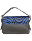 Aleide Borsa a mano da donna Vera pelle 04858-ZEBRA BLU Chiara Ferretti