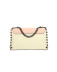 Vera pelle 8641-BEIGE+ROSA Borsa a tracolla da donna Evanthe Pro Chiara Ferretti