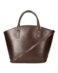 Evelyn Borsa a mano da donna 100% pelle 9027-TMORO DARK BROWN Chiara Ferretti