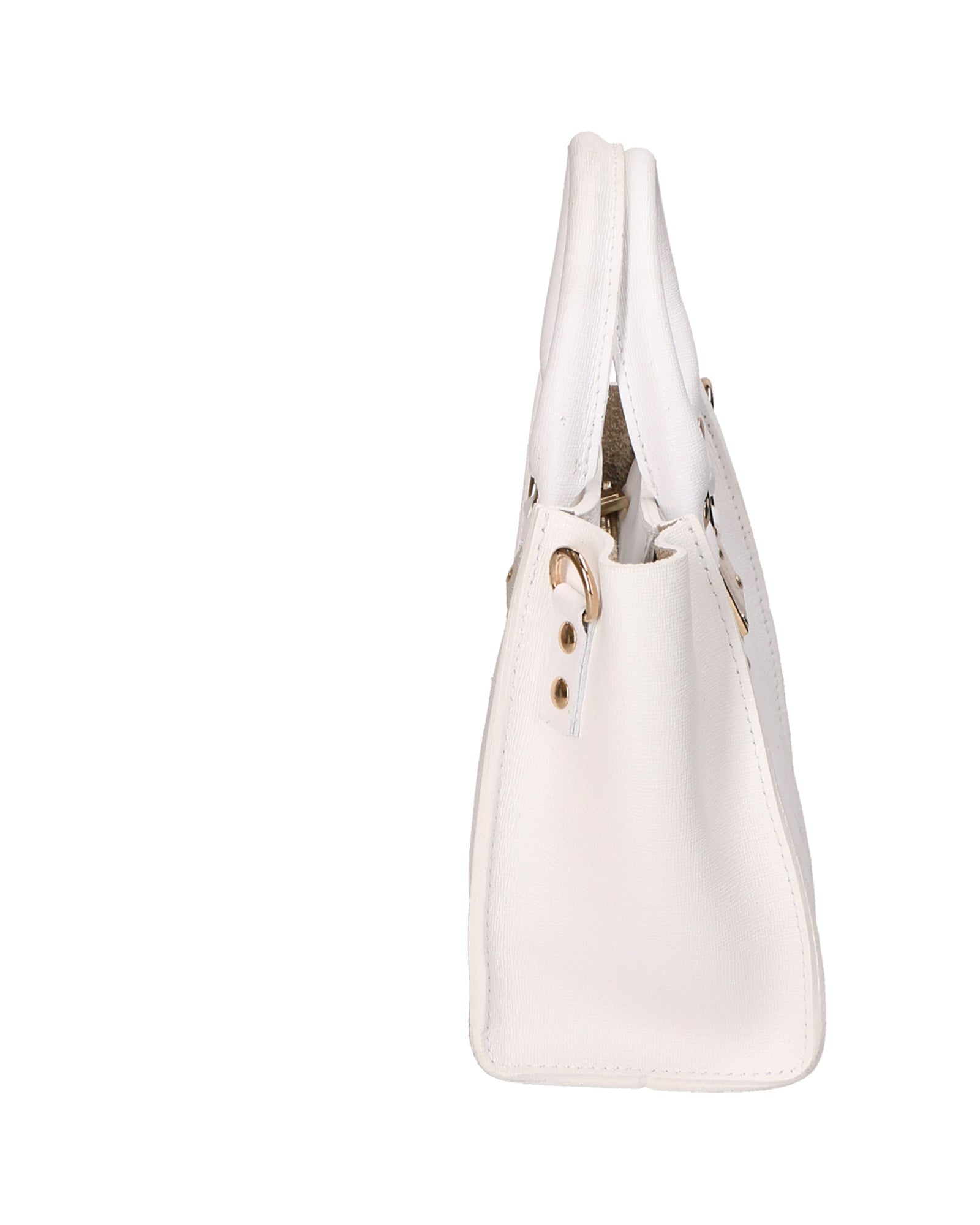 Vera pelle 1143-BIANCO Borsa a mano da donna Elysia Pro Chiara Ferretti