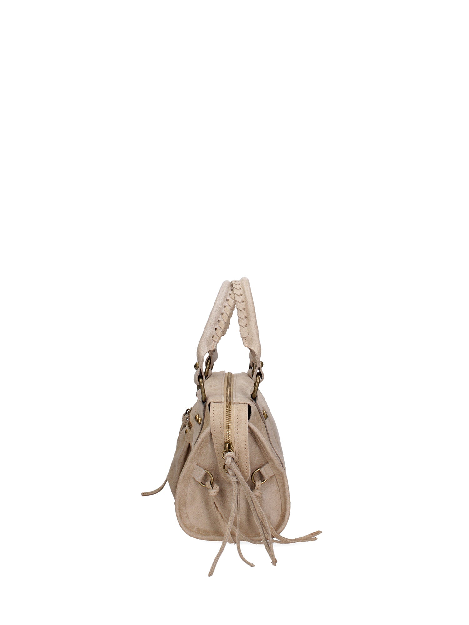 Erisia Borsa a spalla da donna Vera pelle 06091-004 TAUPE Chiara Ferretti