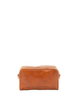 Pochette unisex in vera pelle Made in Italy 4401-MIELE Alessia Firenze