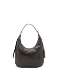 Borsa a spalla da donna 100% vera pelle 4607-NERO Alessia Firenze