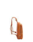 Zaino in vera pelle unisex 100% cotone 4316-MIELE Alessia Firenze