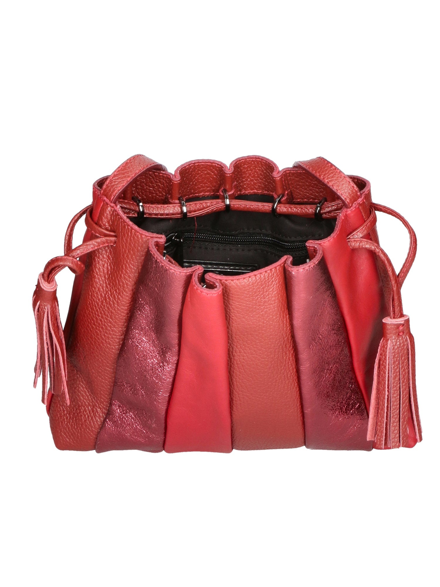 Elysia Borsa a spalla da donna Vera pelle 552043-ROSSO RED Chiara Ferretti
