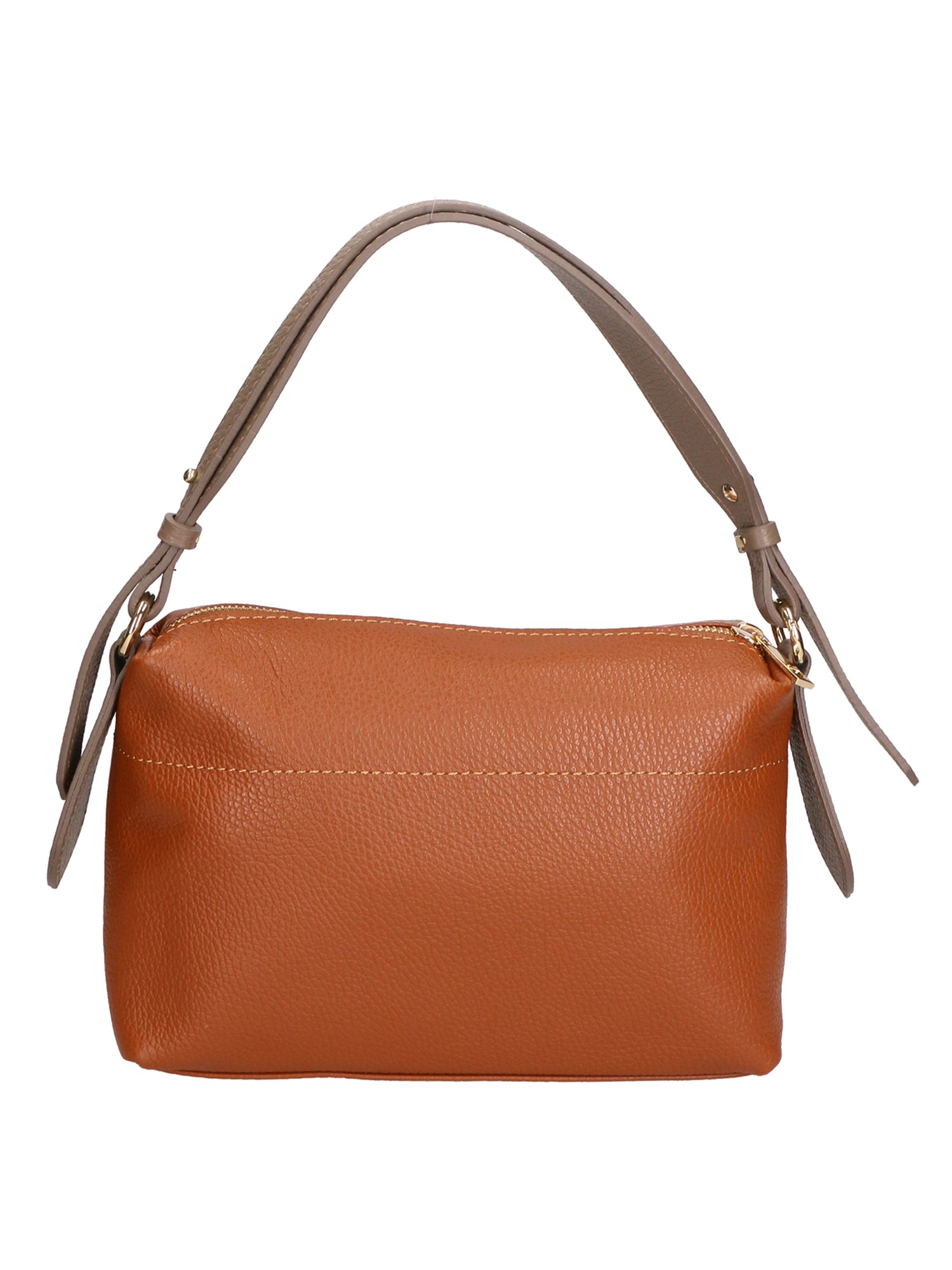 Vivienne Borsa a spalla da donna Vera pelle 06674-D17 CUOIO + D40 TAUPE Chiara Ferretti