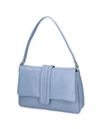 Jasmine Borsa a spalla da donna Vera pelle 06496-S41 CELESTE SCURO Chiara Ferretti