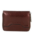 Nohemi Portafoglio donna vera pelle Zip 524072-T.MORO DARK BROWN Chiara Ferretti