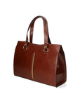 Frida Borsa a mano da donna Vera pelle 9134-MARRONE Chiara Ferretti