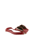 Marsupio da uomo in vera pelle 100% pelle 5502-Rosso I Fratelli