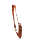 Borsa a tracolla uomo in vera pelle Made in Italy 5505-Cognac I Fratelli