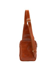 Borsa a tracolla uomo in vera pelle Made in Italy 5505-Cognac I Fratelli