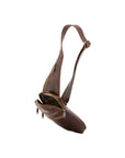 Borsa a tracolla uomo in vera pelle Made in Italy 5505-Marrone I Fratelli