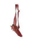 Borsa a tracolla uomo in vera pelle Made in Italy 5505-Rosso I Fratelli