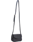 Borsa a tracolla da donna Vera pelle 5511-Blu I Fratelli