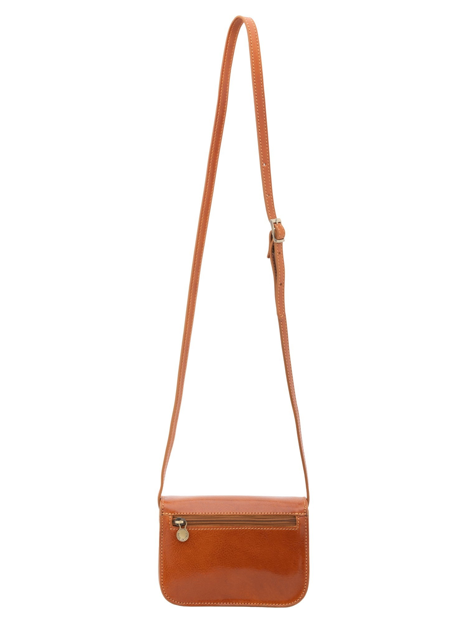 Borsa a tracolla da donna Vera pelle 5511-Cognac I Fratelli
