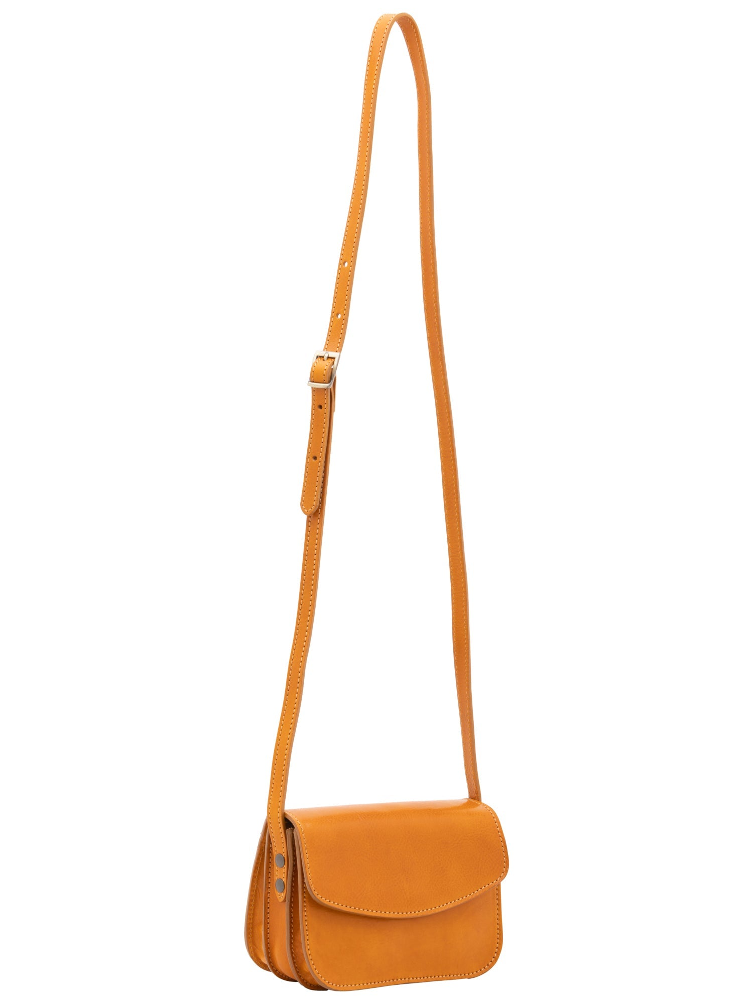 Borsa a tracolla da donna Vera pelle 5511-Giallo I Fratelli