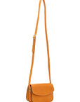 Borsa a tracolla da donna Vera pelle 5511-Giallo I Fratelli