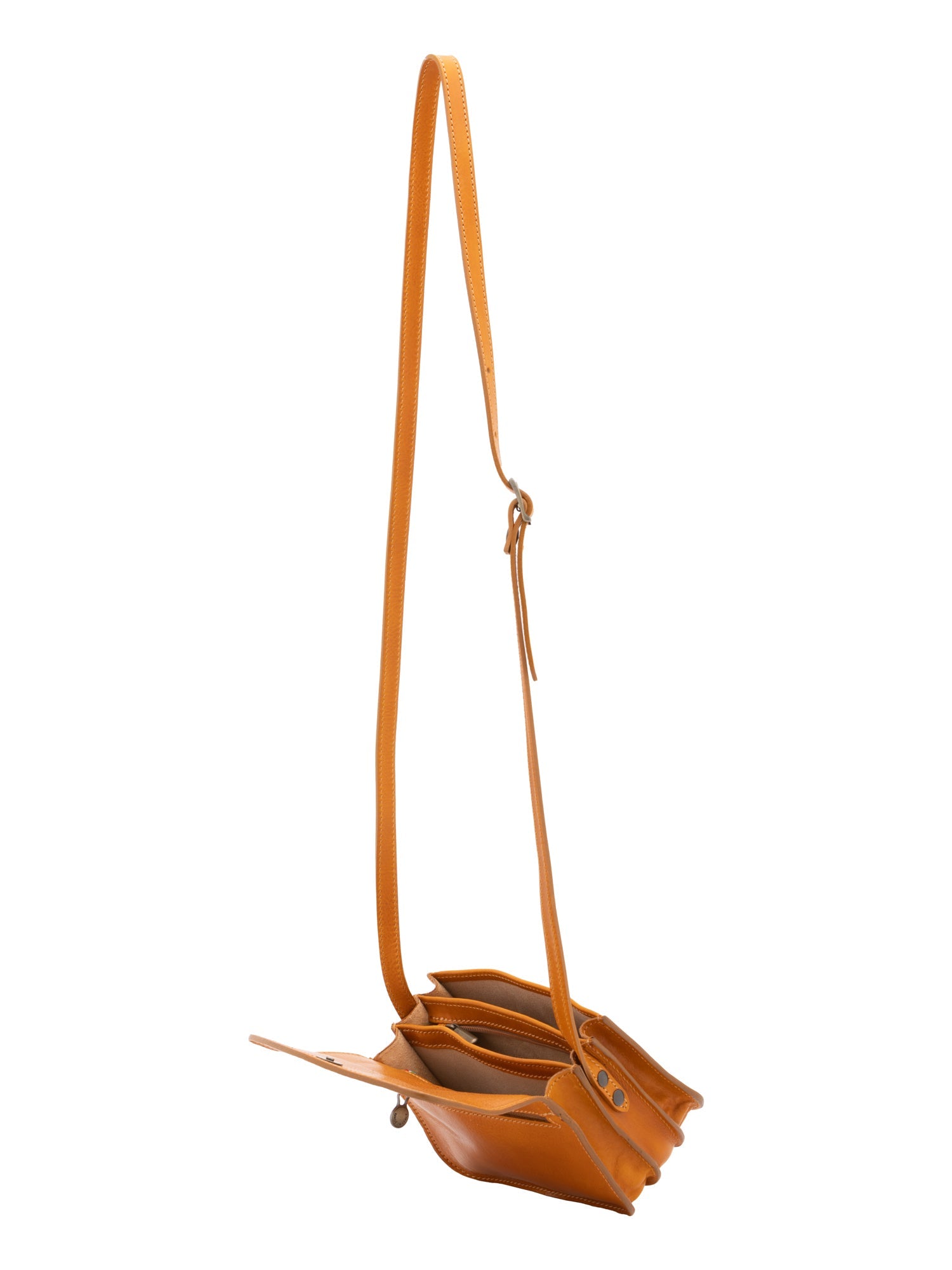 Borsa a tracolla da donna Vera pelle 5511-Giallo I Fratelli