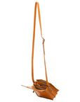 Borsa a tracolla da donna Vera pelle 5511-Giallo I Fratelli