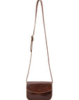 Borsa a tracolla da donna Vera pelle 5511-Marrone I Fratelli