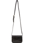 Borsa a tracolla da donna Vera pelle 5511-Nero I Fratelli