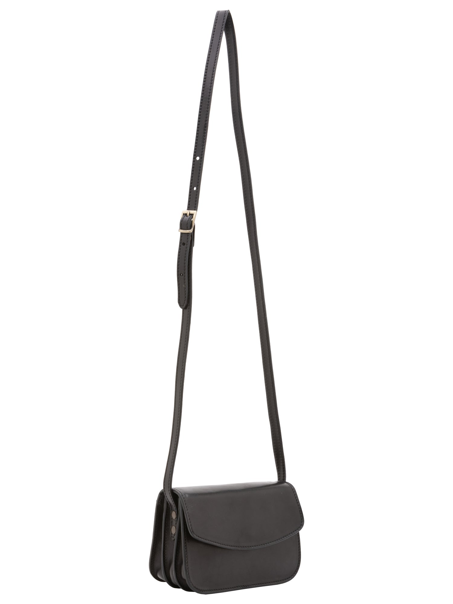 Borsa a tracolla da donna Vera pelle 5511-Nero I Fratelli