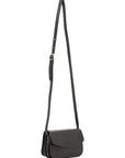 Borsa a tracolla da donna Vera pelle 5511-Nero I Fratelli