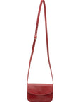 Borsa a tracolla da donna Vera pelle 5511-Rosso I Fratelli