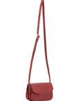Borsa a tracolla da donna Vera pelle 5511-Rosso I Fratelli
