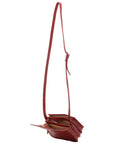 Borsa a tracolla da donna Vera pelle 5511-Rosso I Fratelli