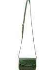 Borsa a tracolla da donna Vera pelle 5511-Verde I Fratelli