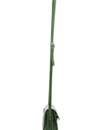 Borsa a tracolla da donna Vera pelle 5511-Verde I Fratelli