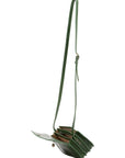 Borsa a tracolla da donna Vera pelle 5511-Verde I Fratelli
