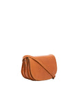 Borsa a tracolla da donna Vera pelle 5512-Cognac I Fratelli
