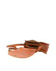 Borsa a tracolla da donna Vera pelle 5512-Cognac I Fratelli
