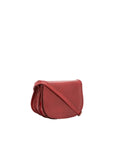 Borsa a tracolla da donna Vera pelle 5512-Rosso I Fratelli