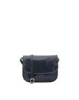 Borsa a tracolla da donna Vera pelle 5513-Blu I Fratelli
