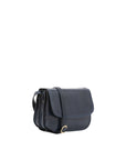 Borsa a tracolla da donna Vera pelle 5513-Blu I Fratelli