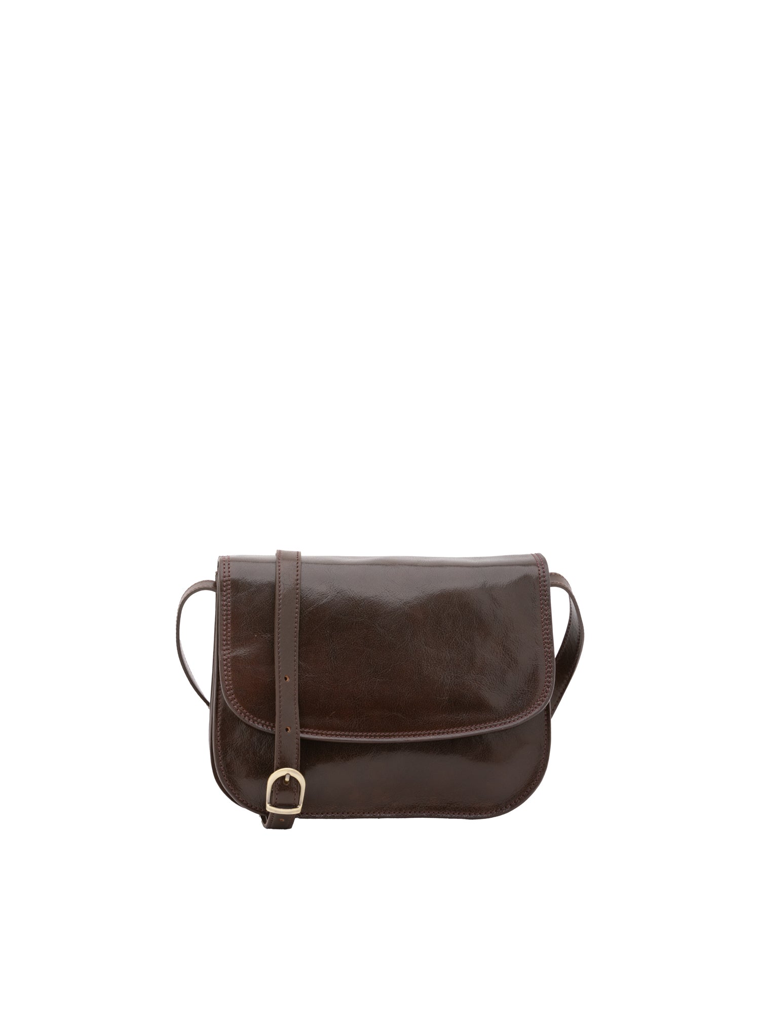 Borsa a tracolla da donna Vera pelle 5513-Tmoro I Fratelli