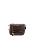 Borsa a tracolla da donna Vera pelle 5513-Tmoro I Fratelli