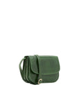 Borsa a tracolla da donna Vera pelle 5513-Verde I Fratelli