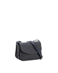 Borsa a tracolla da donna 100% pelle 5515-Blu I Fratelli