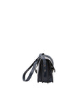 Borsa a tracolla da donna 100% pelle 5515-Blu I Fratelli